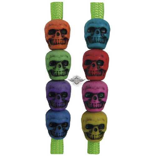 Skull Beads, Mixed Assortment (50 Pack)