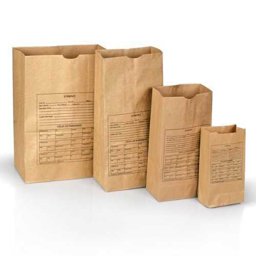 Forensics Source Paper Bags, Style 25  (100)
