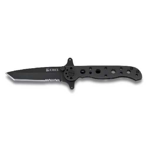 Columbia River M16 Stainless Special Forces - Dual Flippers, Tanto, Combo Edge, Black Handle, Black