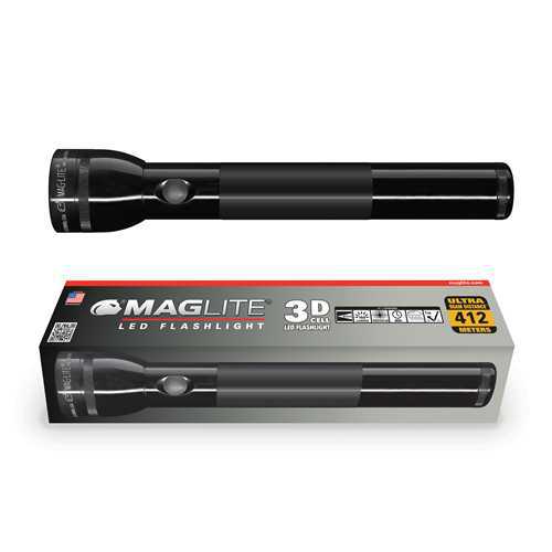 Maglite Heavy-Duty 3-D Cell Flashlight , Black