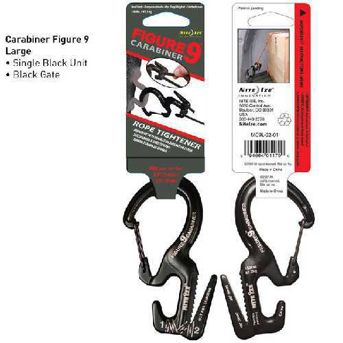 Carabiner Figure 9 Large - Bla