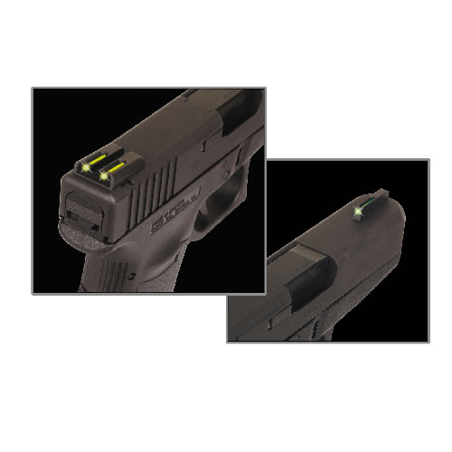 TruGlo TFO Set - Glock Low - Yellow RS Fiber Optic
