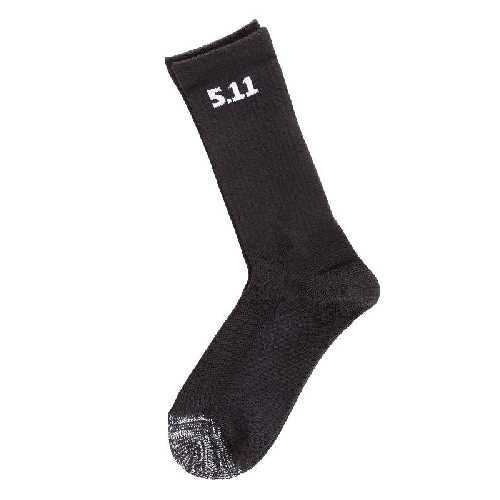 5.11 3 Pack 6" Socks Black