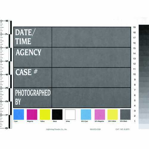 Forensics Source Large Photo Id Card, Pad Of 25