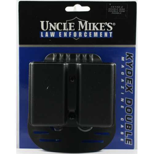 Uncle Mike'S Single Row Double Magazine Case Paddle Kydex