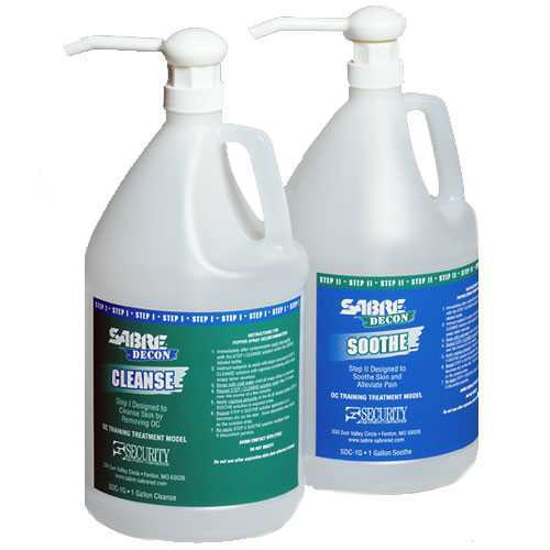 Sabre Decon Cleanse & Soothe (1 Gallon - Training Treatment Models) 1 Each