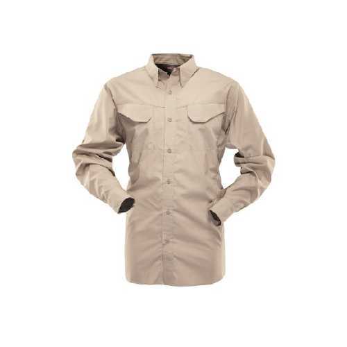 Field Shirt, 24-7 Kh Gunny 65/35 P/C R/S, L