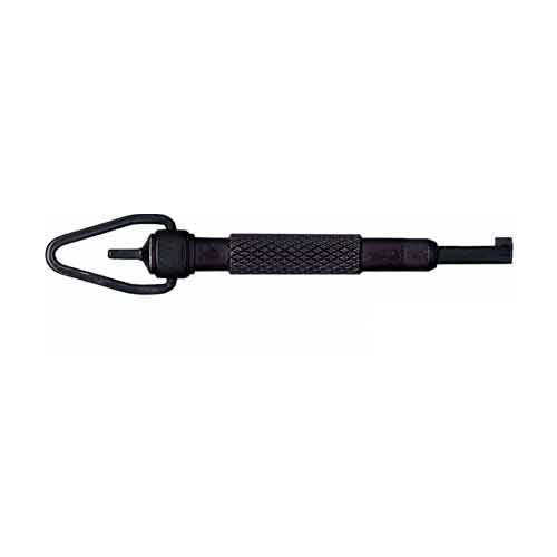 Short Round Swivel Key - Black